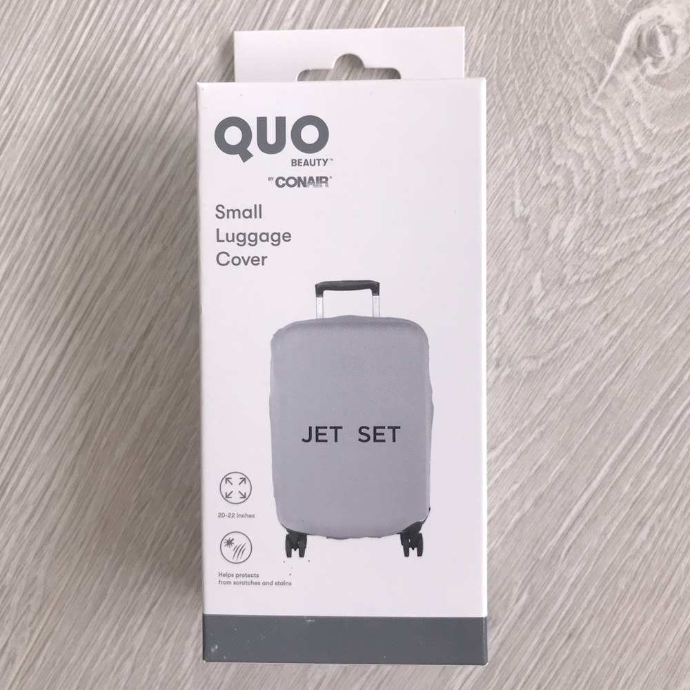 Small Luggage Cover - "Jet Set" Graphic